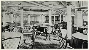 Images Dated 27th April 2012: Dining saloon of the Lusitania