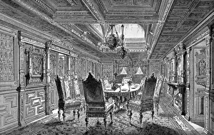 Dining Saloon on the Royal Yacht Hohenzollern, 1879