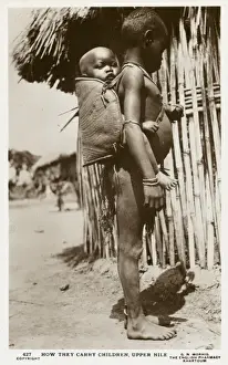Woven Prints: Dinka Children, Sudan, Africa