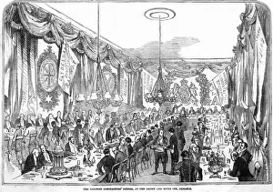 Mitre Prints: Dinner to celebrate opening of Lancaster-Carlisle Railway