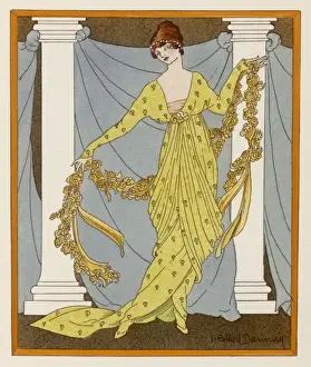 Draped Prints: Dinner Dress 1913