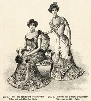 Applique Gallery: Dinner Dresses 1900 / Liz