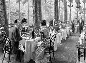Images Dated 8th June 2004: Dinner at the Grand Hotel de Quirinal, Rome