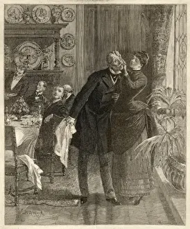 Examines Prints: Dinner party disrupted