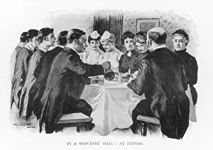 Housekeeper Gallery: Dinner, Servants Hall
