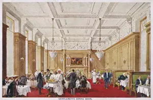 Dining Prints: Dinner at Simpsons C1905