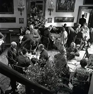 Diners Prints: Dinner in a St Ives restaurant