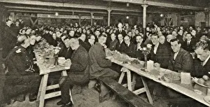 Uniformed Prints: Dinner-time at Church Army Home, Westminster