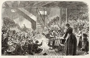 Ragged Prints: Dinner Time at the Clare-Market Ragged School 1869