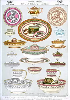 Tureen Gallery: Dinner, Toilet, Tea and Breakfast Services, Plate 6