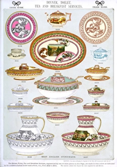 Tureen Gallery: Dinner, Toilet, Tea and Breakfast Services, Plate 6