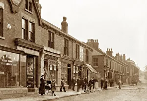 Dinnington Prints: Dinnington Laughton Road early 1900s