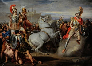 Armored Collection: Diomedes, assisted by Minerva, wounds Mars by Tegeo