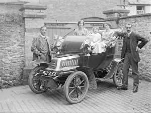 De Dion Bouton motor car, Crickhowell, Powys, Mid Wales