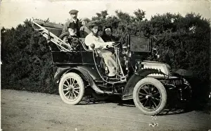 Salisbury Prints: De Dion Bouton Vintage Car, Downton, Salisbury, England