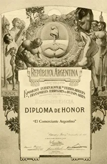 Aires Gallery: Diploma of Honour, International Exhibition, Argentina