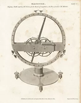 Dipping needle compass made by Edward Nairne, 1772