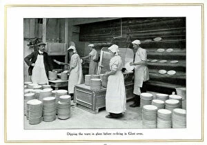 Oven Collection: Dipping the ware in glaze, Alfred Meakin