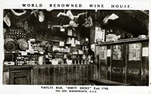 Vaults Prints: Dirty Dicks, West End, London