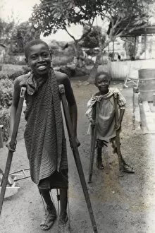 Crutch Gallery: Disabled children, Ghana, West Africa