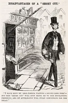 Jul21 Prints: Disadvantages of a short cut. I have kept my dear Amelia waiting a deuced long time