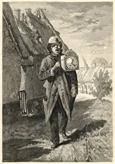 Repairer Prints: Disappearing Industries- a cuckoo clock repairer