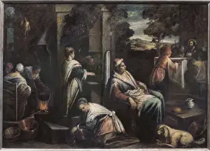 Navarra Prints: Disciples of Emmaus. 16th c. Work by Francesco