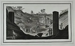 Campi Prints: Discovery of the temple of Isis at Pompeii