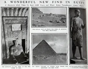 Artefacts Prints: Discovery of the Tomb of Senoferu