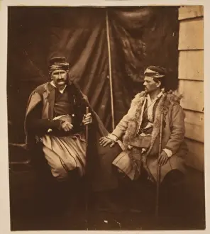 Croats Prints: Discussion between two Croats