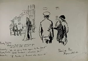 Thinks Gallery: Discussion about a patient - WWI humour