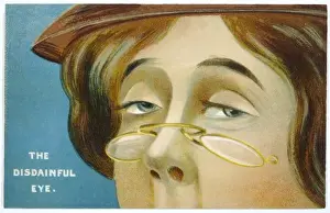 Pince Prints: Disdainful Eye / Postcard