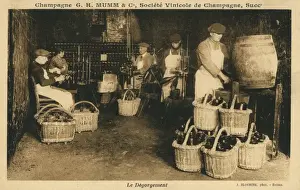 Disgorgement of Champagne in France