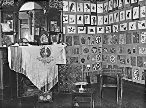 Crafts Prints: Display of homemade arts and crafts