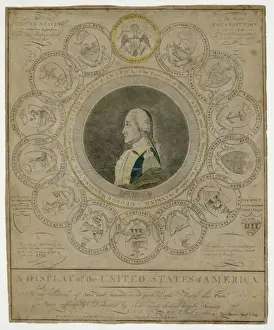 A display of the United States of America