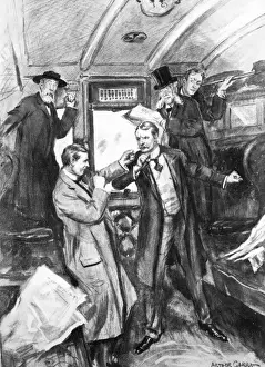 Argue Prints: Dispute in a rail carriage