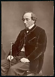 Benjamin Collection: Disraeli / Downey Photo