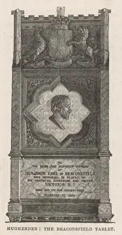 Hughenden Prints: Disraeli / Memorial Tablet