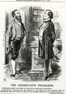 Dizzy Gallery: Disraeli / Tory Programme