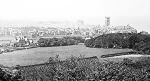 A distant view of Cromer, Norfolk, Victorian period