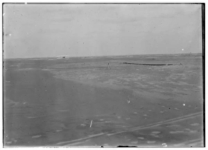 Distant view of the Wright airplane just after landing, take Distant view of the Wright airplane just after landing, take