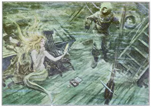 1927 Gallery: Diver and Mermaid