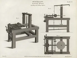 Dividing and cutting engines with diagonal motion