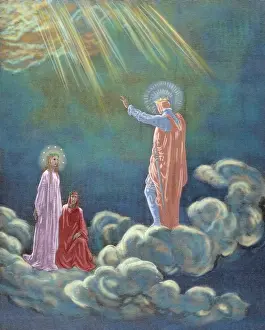 Heaven Prints: Divine Comedy. Paradise. Eight Canto. Charles Martel address