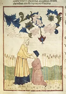 Divine Prints: The Divine Comedy. s. XIV. Virgil urges Dante