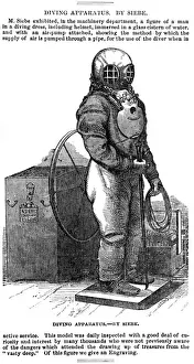 Diving apparatus by Siebe at the Great Exhibition