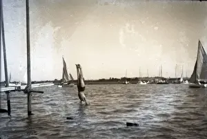 Crouch Prints: Diving - The River Crouch, Hullbridge, Kent