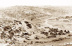 Judean Prints: Divisonal horse transport pack in the Judean Hills