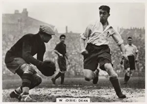 Goalie Prints: Dixie Dean, Captain of Everton FC football team