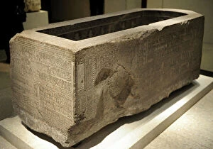Civilization Collection: Djehapimu sarcophagus case. Egypt